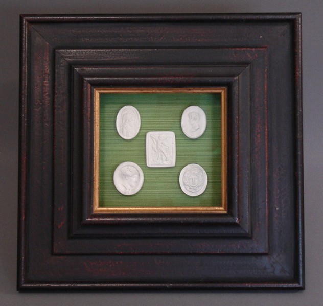 Bespoke framed intaglio's.-empel-collections-intaglio on green back drop.bmp_main.jpg